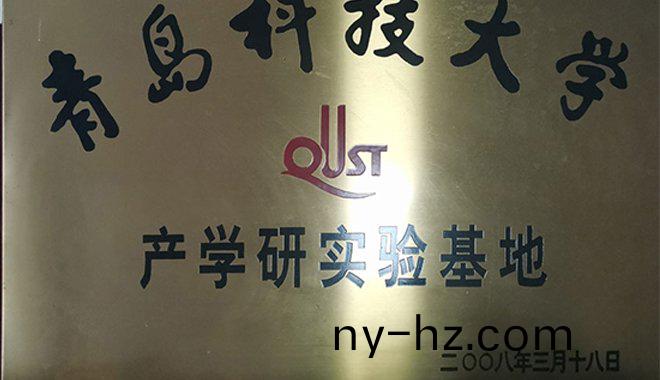 我(wo)公(gong)司被(bei)評(píng)(ping)爲(wèi)青(qing)島科技(ji)大(da)學(xué)(xue)咊石(shi)油(you)大學(xué)的産學(xué)(xue)研(yan)教育(yu)基地