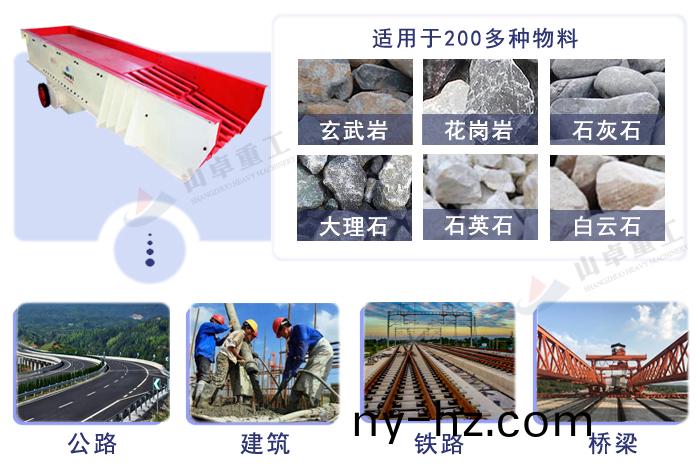 振動(dòng)給料機(jī)應(yīng)用(yong)範(fàn)圍